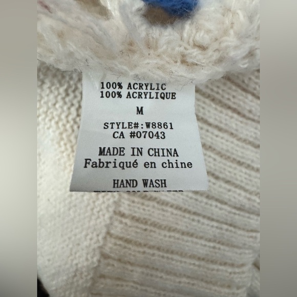 Dreamers by Debut Granny Square Crochet Cottagecore Retro Inspired Crop Sweater - Picture 6 of 6